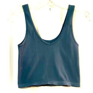 Ribbed Crop Tank Top